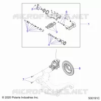 BRAKES, ETRIER DE FREIN ARRIERE