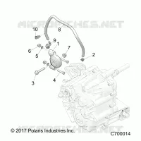 DRIVE TRAIN, MAIN SUPPORT PONT