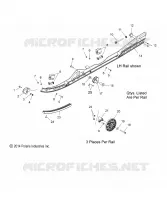 SUSPENSION, FIXATION RAIL (144 INCH)