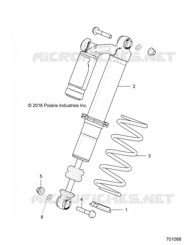 SUSPENSION AVANT SHOCK MOUNTING