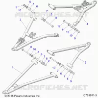 SUSPENSION AVANT CONTROL ARMS