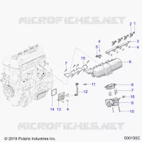 ADMISSION MANIFOLD AND FUEL RAIL