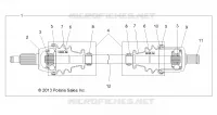 DRIVE TRAIN, CARDAN AVANT