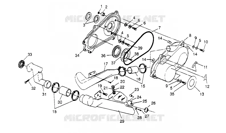 COUVERCLE D'EMBRAYAGE ASSEMBLY 2x4 400L W947540 (4926752675B012)