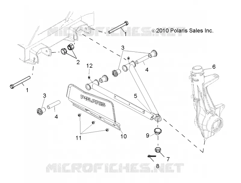 SUSPENSION, A-ARM and SUPPORT MOUNTING