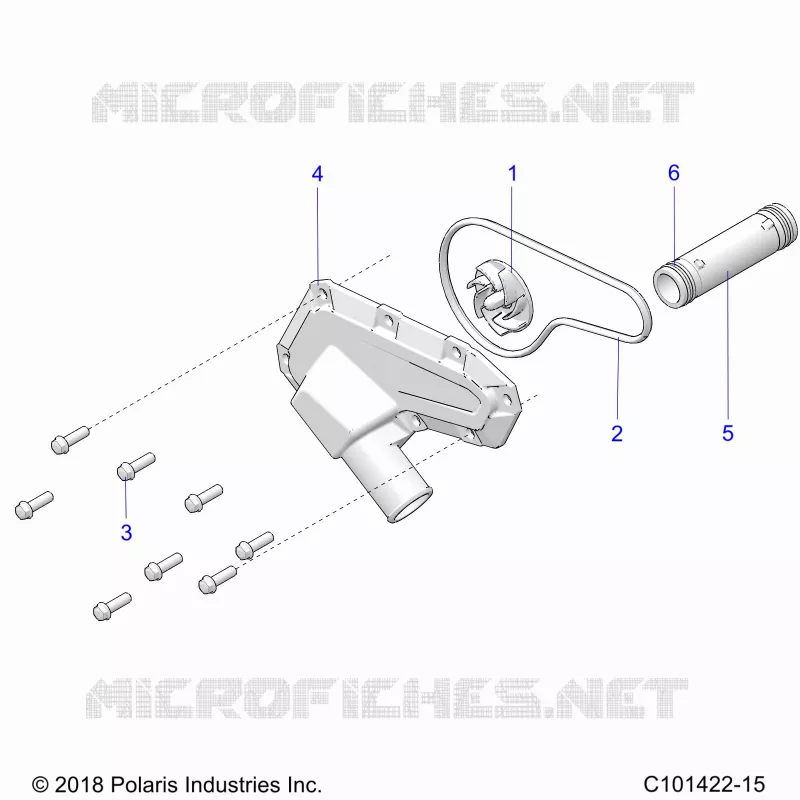 MOTEUR, WATERPUMP IMPELLER AND COVER