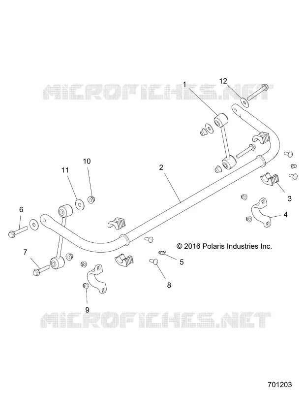 BARRE STABILISATRICE, REAR