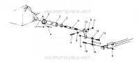 BARRE DE TORSION ASSEMBLY 600 XCR 0951676 (4929132913B004)