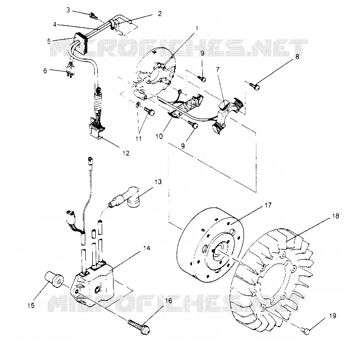 STATOR ASSEMBLY SUPER SPORT 0950743 (4928882888C011)