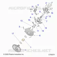SYSTÃˆME DE TRANSMISSION, PRIMARY CLUTCH