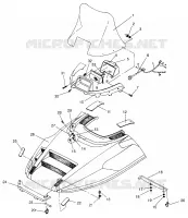 CAPOT LITE GT 0963133 and EUROPEAN LITE GT E963133 (4933083308A009)