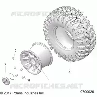ROUES, REAR
