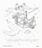 CHASSIS, MAIN FRAME AND SKID PLATES