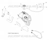 RESERVOIR DE CARBURANT ASM.
