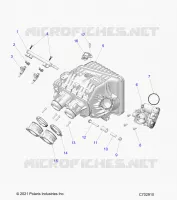 ENGINE, INTAKE INTAKE MANIFOLD, CORPS DE PAPILON, FUEL RAIL- Z24NME99RM/SM (C702910)