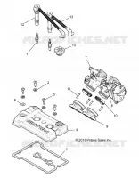 ENGINE, THROTTLE BODY AND COUVERCLE SOUPAPE