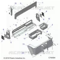 CARROSSERIE ARRIERE CLOSEOFF, AND FENDERS