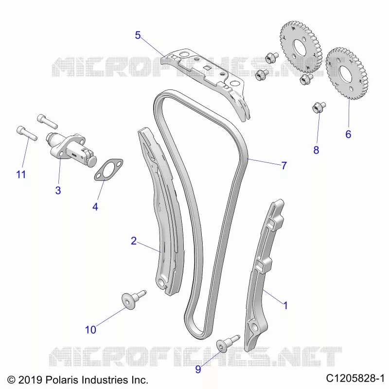 CHAINE DE DISTRIBUTION AND TENSIONER