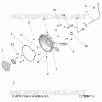MOTEUR, ADAPTER, BELLHOUSING AND CRANK SENSOR