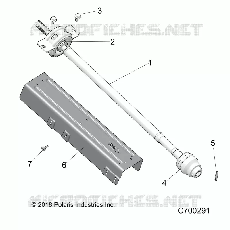 DRIVE TRAIN, ARBRE DE TRANSMISSION AVANT