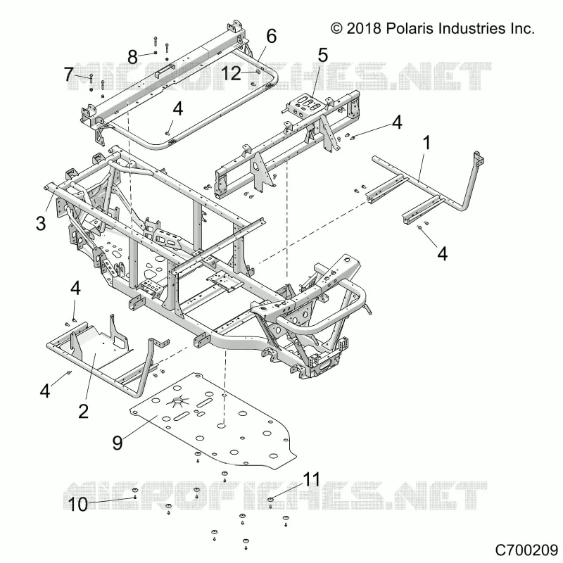 CHASSIS, FRAME AND FRONT BUMPER