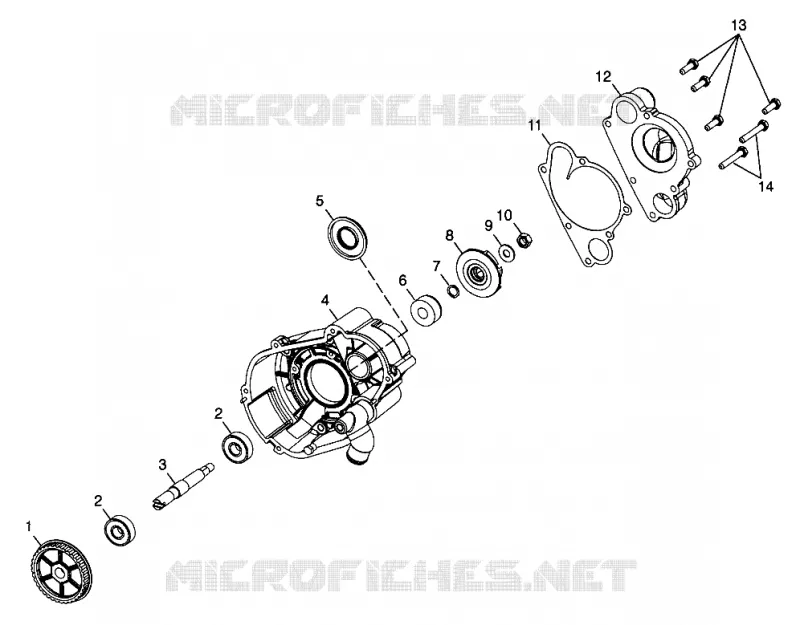 POMPE A EAU 600 RMK 0980958 and EUROPEAN 600 RMK E980958 (4944634463C008)