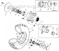 ROUE AVANT SPORTSMAN 500 W969244 and SWEDISH SPORTSMAN 500 S969244 (4936093609B006)