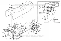 SIEGE ET RESERVOIR ULTRA TOURING 0975378 and EUROPEAN ULTRA TOURING E975378 (4938133813A009)