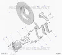 BRAKES, ETRIER DE FREIN ARRIERE
