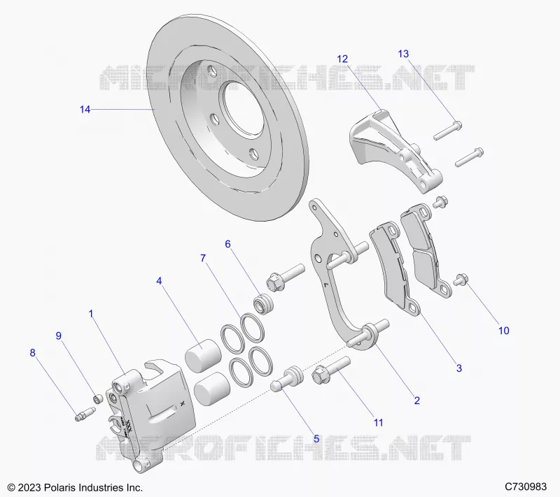 BRAKES, ETRIER DE FREIN ARRIERE