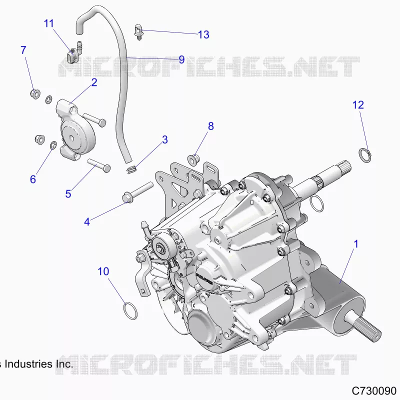 SYSTÃˆME DE TRANSMISSION, MAIN GEARCASE MOUNTING