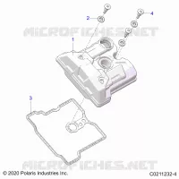 ENGINE, COUVERCLE SOUPAPE