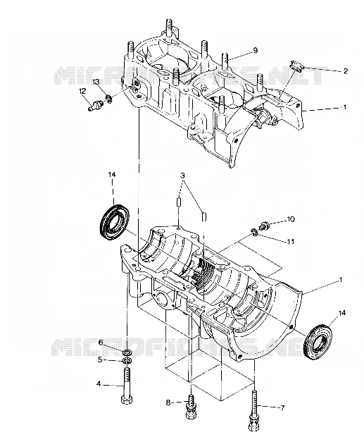 CARTERS MOTEUR 500 and 500 Classic (4915411541032A)