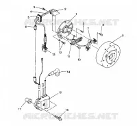 STATOR ASSEMBLY WIDETRAK / 0932064 (4922982298037A)