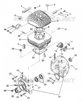 CARTERS MOTEUR AND CYLINDRE 6X6 250 W938727 (4924092409042A)