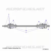 SYSTÃˆME DE TRANSMISSION, FRONT HALF SHAFT