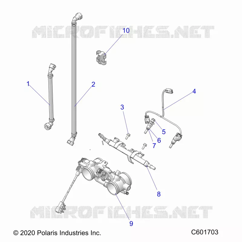 SYSTÃˆME D'ALIMENTATION, RAIL, LINES AND THROTTLE BODY