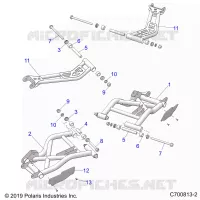 SUSPENSION ARRIERE CONTROL ARMS