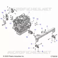 MOTEUR, MOUNTING &amp; LONG BLOCK