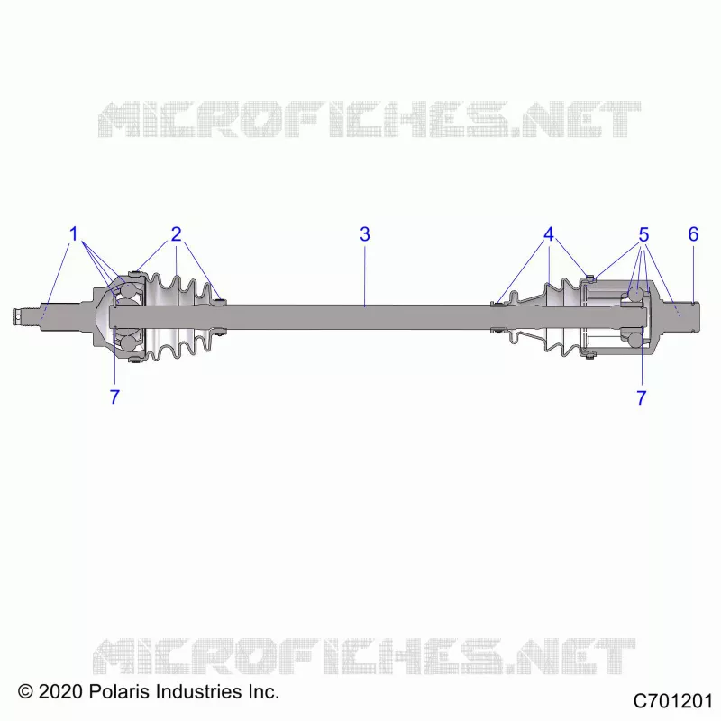 SYSTÃˆME DE TRANSMISSION, FRONT HALF SHAFT
