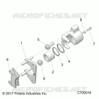 FREIN ARRIERE CALIPER