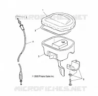 INSTRUMENTS, ACCELERATEUR ASM/CABLE