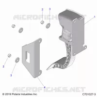 ENGINE, PEDALE D'ACCELERATEUR