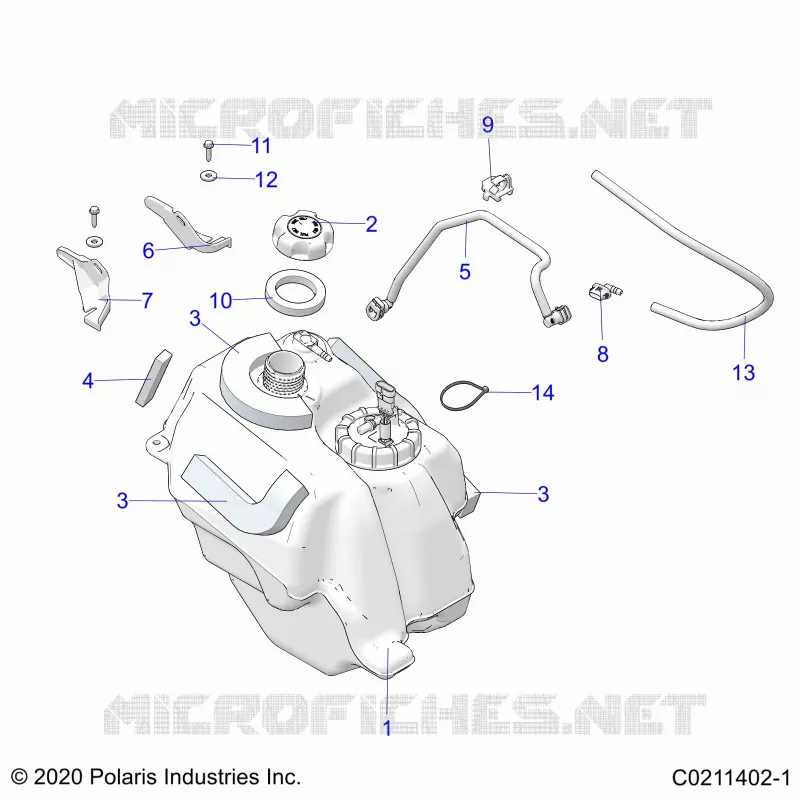 SYSTÃˆME D'ALIMENTATION, FUEL TANK ASM.