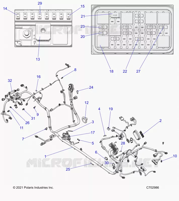 ELECTRICITE, WIRE HARNESS, CHASSIS