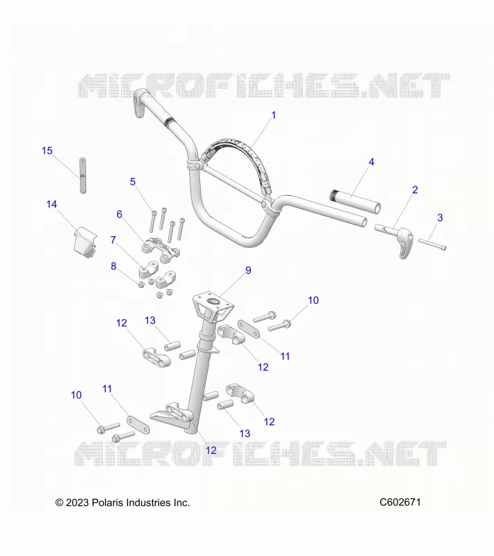 STEERING, FIXATION GUIDON