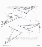 SUSPENSION AVANT CONTROL ARMS