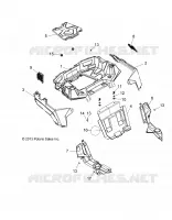 CARROSSERIE ARRIERE RACK AND FENDERS