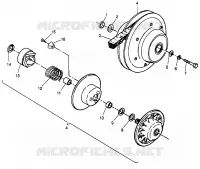 EMBRAYAGE DE TRANSMISSION SPORTSMAN 4X4 W968040 (4935943594C002)