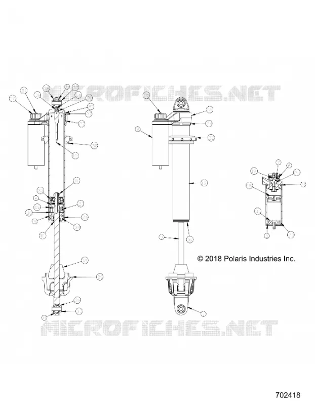 SUSPENSION AVANT SHOCK INTERNALS